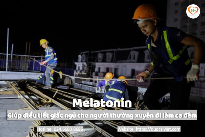 melatonin người làm ca đêm 