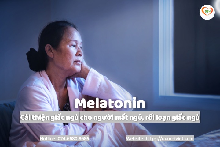 melatonin cải thiện giấc ngủ