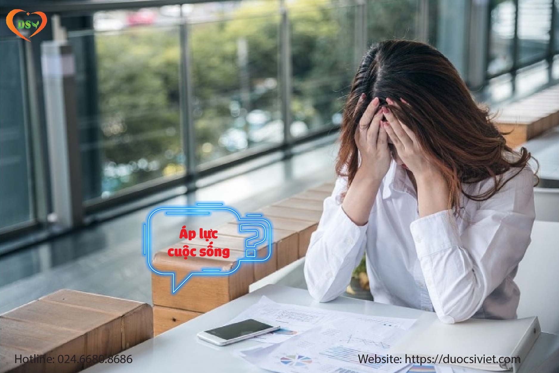 Đau đầu do áp lực cuộc sống