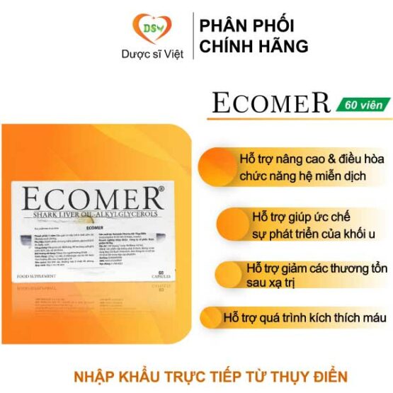 Ecomer – Nâng cao miễn dịch, tăng số lượng tế bào máu