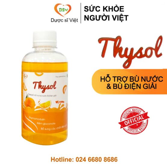 Thysol – Oresol pha sẵn bù nước điện giải