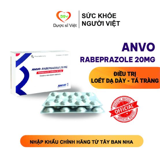 Anvo – Rabeprazole 20mg – DSV