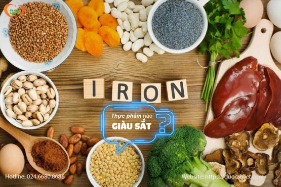 Thực phẩm nào giàu sắt