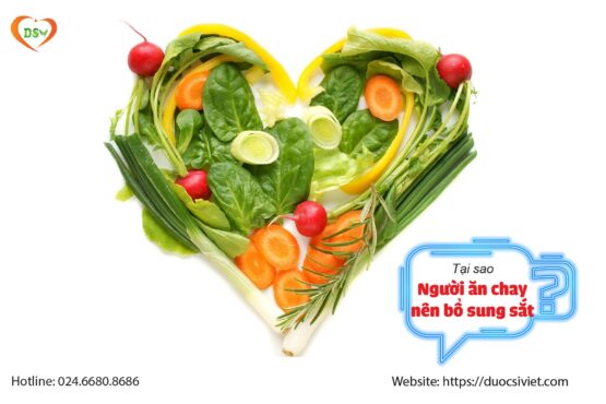 Người ăn chay tại sao nên bổ sung sắt