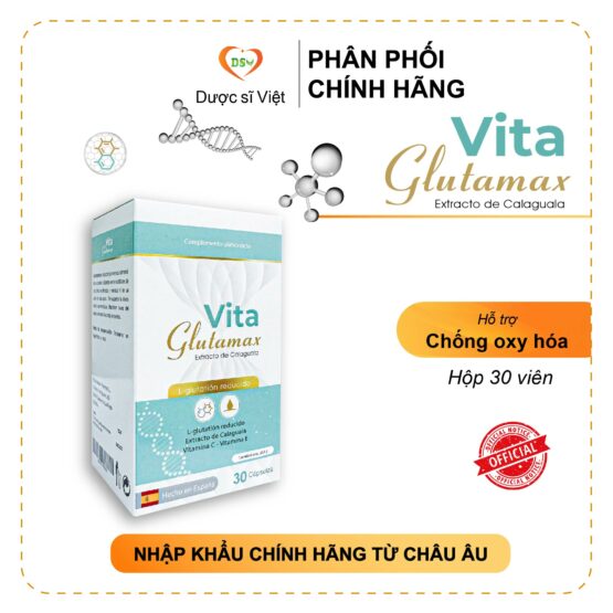VITA GLUTAMAX – Hỗ trợ CHỐNG OXY HÓA TỐI ƯU – DSV VITA GLUTAMAX – Hỗ trợ CHỐNG OXY HÓA TỐI ƯU – DSV